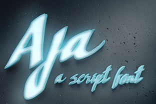 Aja Font: Clean Script Typography for Digital Headers