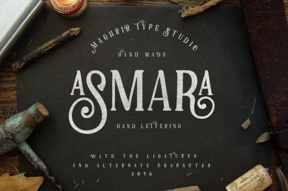 Asmara Font for Elegant Editorial Design