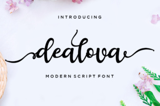 Bring Elegance to Your Handmade Creations with Dealova Script