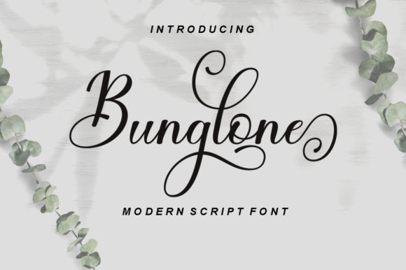Bunglone Font: Modern Script for Small Business Branding