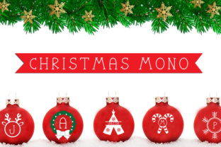 Christmas Mono Font for Editorial Design and Holiday Publishing