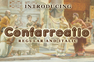 Confarreatio Font: A Bubbly Typeface for Playful Branding