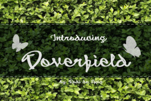 Doverfield Font Review: Script Handwritten Style for Branding
