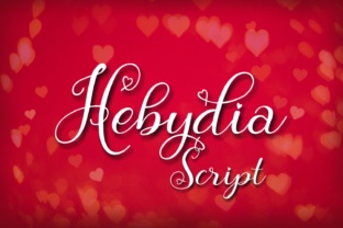 Hebydia Font: Romantic Script for Creative Design