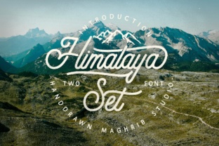 Himalaya Set Font: Vintage Style for Modern Campaigns