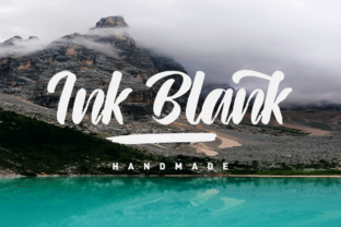 Ink Blank Font for Elegant Editorial Design