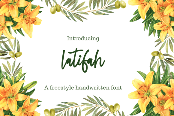 Latifah Font: Quirky Handwritten Style for Web Design