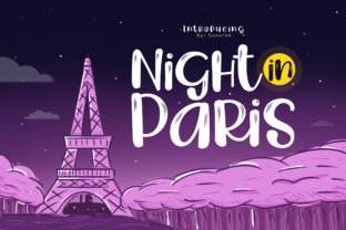 Night in Paris Font Review for Handmade Products