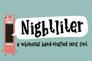 Nightliter: A Whimsical Script Font for Creative Projects