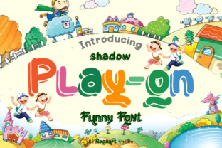 Play-on Font: Bold Serif Typography for Summer Editorial Design