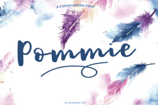 Pommie Font: Chic Script for Handmade Products