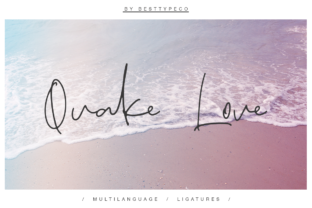 Quake Love Font: Elevating Small Business Branding