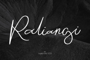 Raliangi Font Review for Makers and Stationery Design