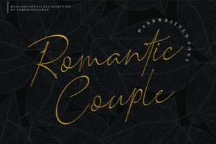 Romantic Couple Font for Elegant Editorial Design