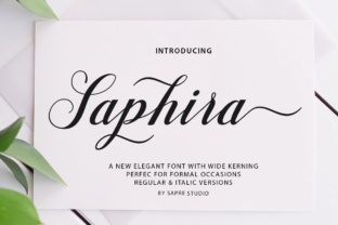 Saphira Script Font for Modern Digital Marketing