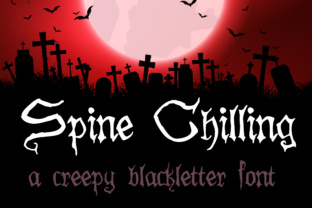 Spine Chilling Font for Atmospheric Editorial Design