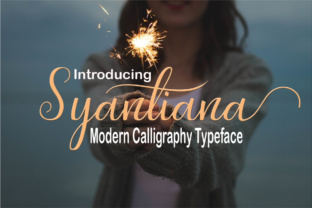 Syantiana Font: Natural Calligraphy for Editorial Design
