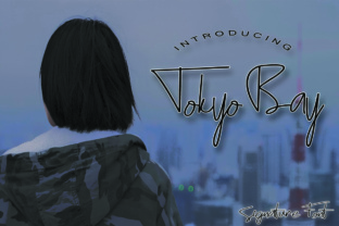 Tokyo Bay: An Elegant Signature Font for Digital Design