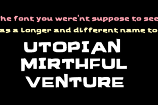 Utopian Mirthful Venture Font for Authentic Business Branding