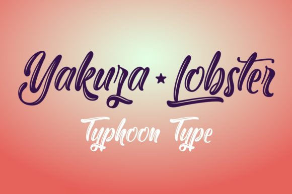 Yakuza Lobster Font for Bold Web Design Headers