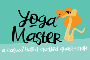 Yoga Master Font for Editorial Design and Publishing